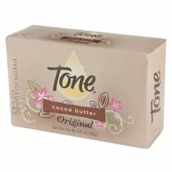 Tone® Skin Care Bar Soap, Almond Scent, 4.25 Oz Individually Wrapped Bar, 48/Carton