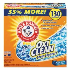 Arm & Hammer™ Power Of OxiClean Powder Detergent, Fresh, 9.92 Lb Box, 3/Carton