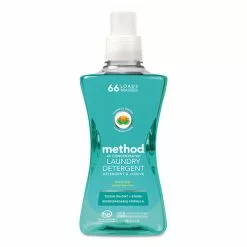 Method® 4X Concentrated Laundry Detergent, Beach Sage, 53.5 Oz Bottle, 4/Carton