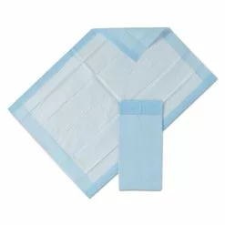 Medline Protection Plus Disposable Underpads, 23" X 36", Blue, 25/Bag, 6 Bag/Carton