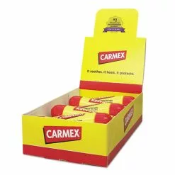 Carmex® Moisturizing Lip Balm, Original Flavor, 0.35 Oz Tube, 12/Box