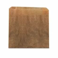 HOSPECO® Waxed Kraft Liners, 10.5" X 9.38", Brown, 250/Carton