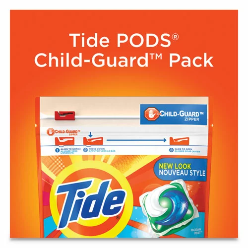 TideĀ® Pods, Laundry Detergent, Clean Breeze, 35/Pack, 4 Pack/Carton - Image 5