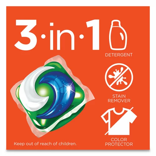 TideĀ® Pods, Laundry Detergent, Clean Breeze, 35/Pack, 4 Pack/Carton - Image 4