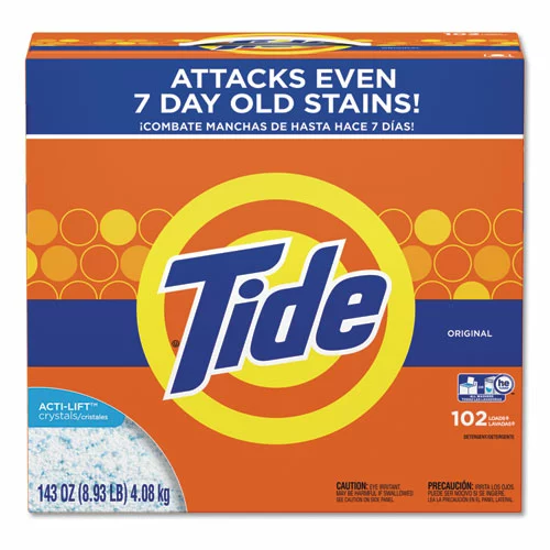 Tide® Powder Laundry Detergent, Original Scent, 143 Oz Box, 2/Carton