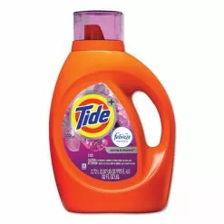 Tide® Plus Febreze Liquid Laundry Detergent, Spring And Renewal, 92 Oz Bottle