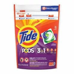 Tide® Pods, Laundry Detergent, Spring Meadow, 35/Pack, 4 Packs/Carton