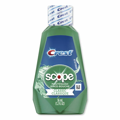 Crest® + Scope Rinse, Classic Mint, 36 ML Bottle, 180/Carton