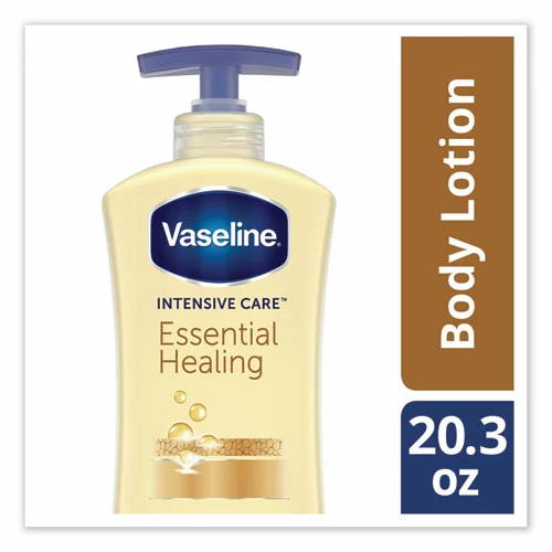 VaselineĀ® Intensive Care Essential Healing Body Lotion, 20.3 Oz, Pump Bottle, 4/Carton - Image 3