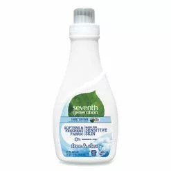 Seventh Generation® Natural Liquid Fabric Softener, Free And Clear, 42 Loads, 32 Oz Bottle, 6/Carton