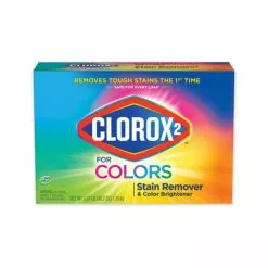 Clorox 2® Stain Remover And Color Booster Powder, Original, 49.2 Oz Box, 4/Carton