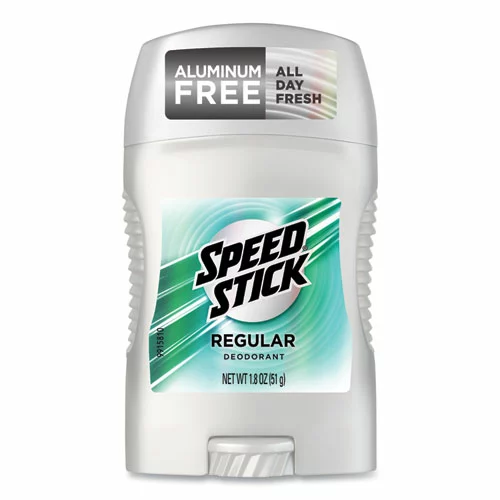 Speed Stick® Deodorant, Regular Scent, 1.8 Oz, White, 12/Carton - Image 2