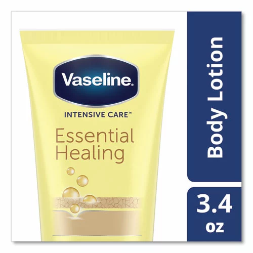 Vaseline® Intensive Care Essential Healing Body Lotion, 3.4 Oz Squeeze Tube, 12/Carton - Image 3