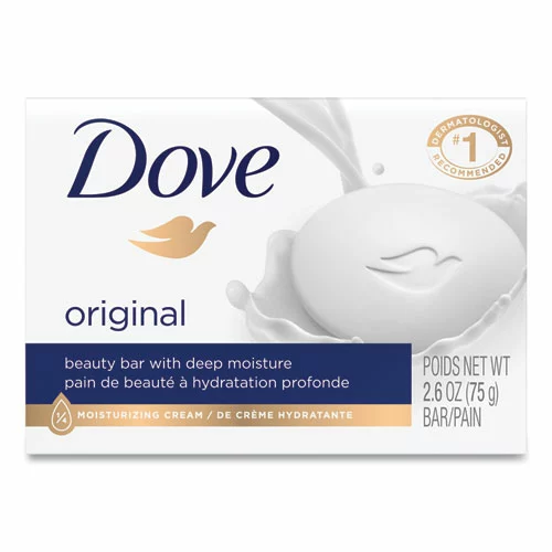 Dove® White Beauty Bar, Light Scent, 2.6 Oz