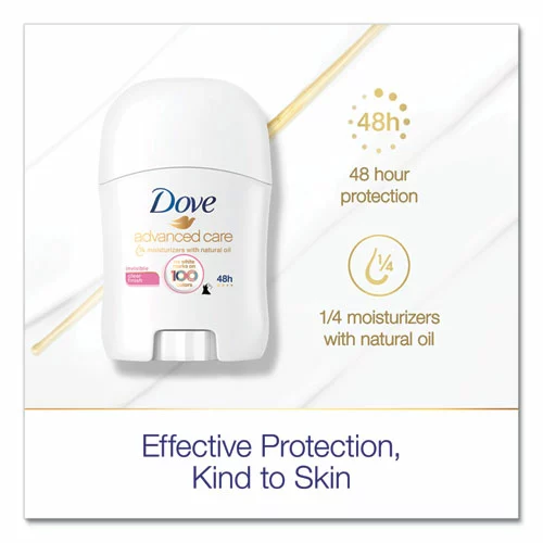 Dove® Invisible Solid Antiperspirant Deodorant, Floral Scent, 0.5 Oz, 36/Carton - Image 4