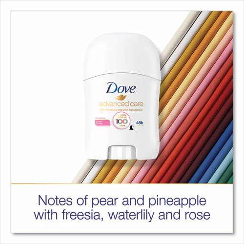Dove® Invisible Solid Antiperspirant Deodorant, Floral Scent, 0.5 Oz, 36/Carton - Image 5
