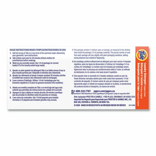 TideĀ® Laundry Detergent Powder, 5.7 Oz, 14/Carton - Image 2