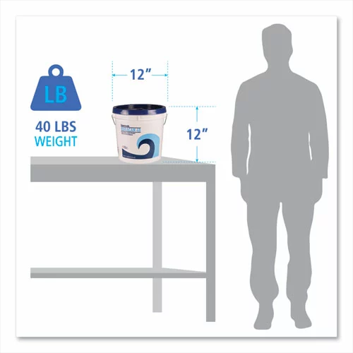 Boardwalk® Low Suds Industrial Powder Laundry Detergent, Fresh Lemon Scent, 40 Lb Pail - Image 4