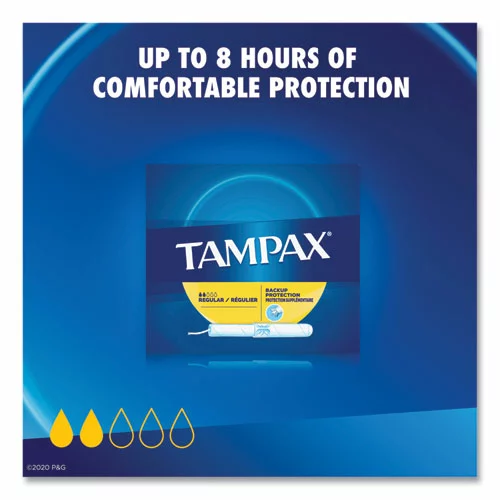 Tampax® Tampons For Vending, Original, Regular Absorbency, 500/Carton - Image 3