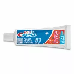 Crest® Kids' Sparkle Toothpaste, Blue, Bubblegum Flavor, 0.85 Oz Tube, 72/Carton