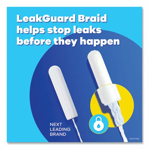 Tampax® Pearl Tampons, Regular, 36/Box, 12 Box/Carton - Image 2