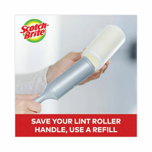 Scotch-Brite⢠Lint Roller, Heavy-Duty Handle, 60 Sheets/Roller - Image 8