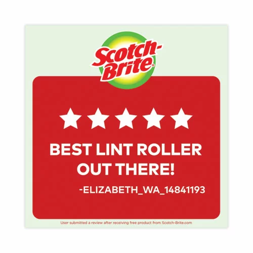 Scotch-Brite⢠Lint Roller, Heavy-Duty Handle, 60 Sheets/Roller - Image 9