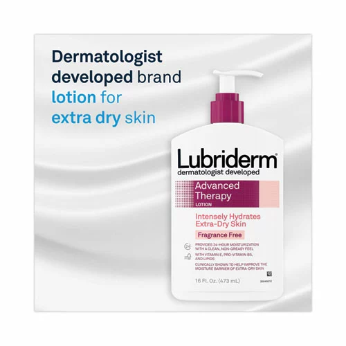 Lubriderm® Advanced Therapy Moisturizing Hand/Body Lotion, 16 Oz Pump Bottle - Image 4
