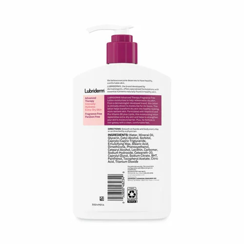 Lubriderm® Advanced Therapy Moisturizing Hand/Body Lotion, 16 Oz Pump Bottle - Image 6