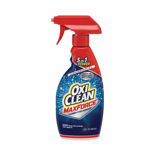 OxiClean⢠Max Force Stain Remover, 12 Oz Spray Bottle, 12/Carton