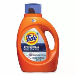 Tide® Hygienic Clean Heavy 10x Duty Liquid Laundry Detergent, Original, 92 Oz Bottle, 4/Carton