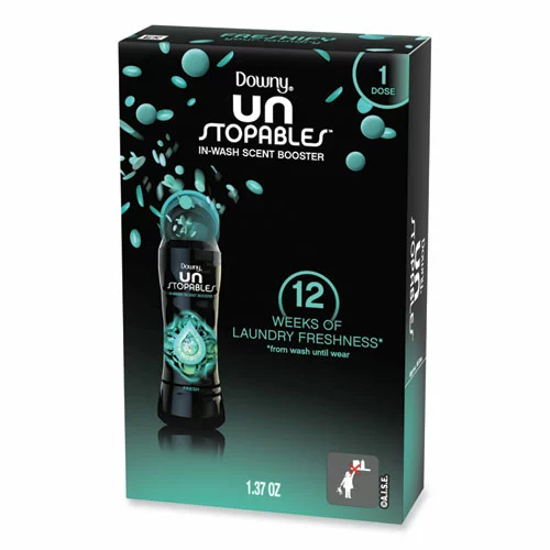 Downy® Unstopables In-Wash Scent Booster Beads, For Coin Vending Machines, Fresh Scent, 1.37 Oz Canister, 156/Carton - Image 3