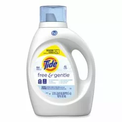 Tide® Free And Gentle Liquid Laundry Detergent, Unscented, 92 Oz Bottle