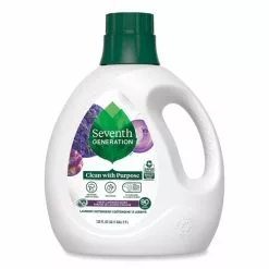 Seventh Generation® Natural Liquid Laundry Detergent, Fresh Lavender, 135 Oz Bottle, 4/Carton